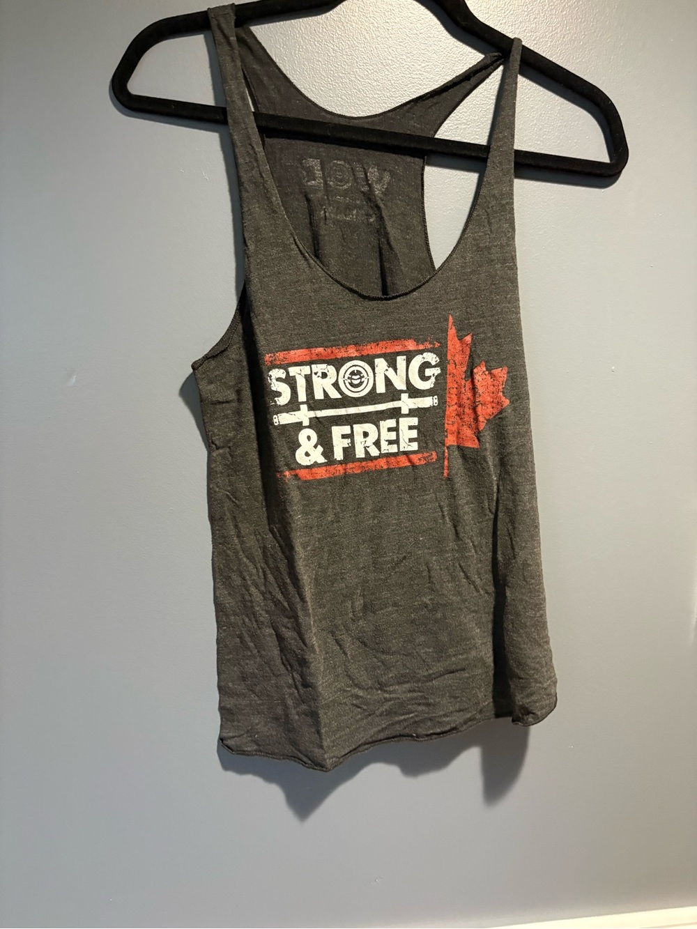 💥Buy 2 Get 1 Free💥 American Apparel Charcoal Graphic Racerback Tank